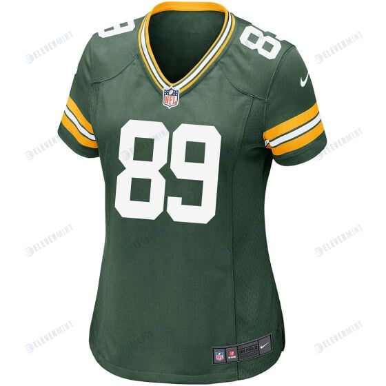 Marcedes Lewis 89 Green Bay Packers Women Home Game Jersey - Green