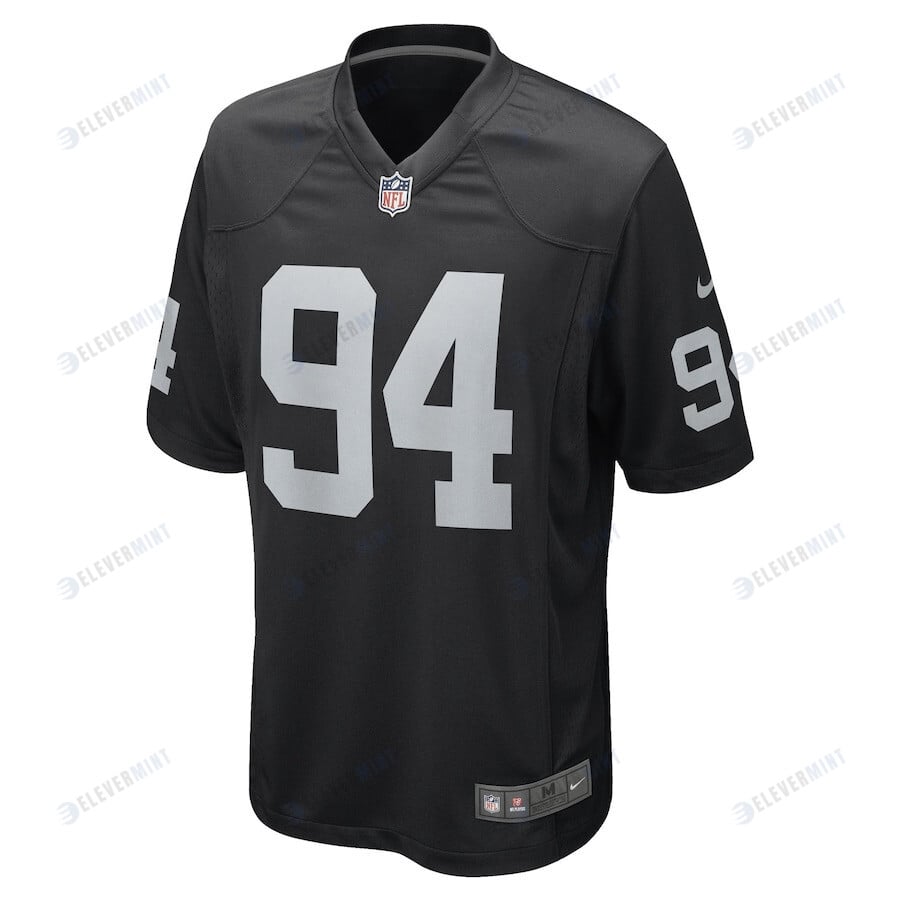 Jordan Jenkins Las Vegas Raiders Game Player Jersey - Black