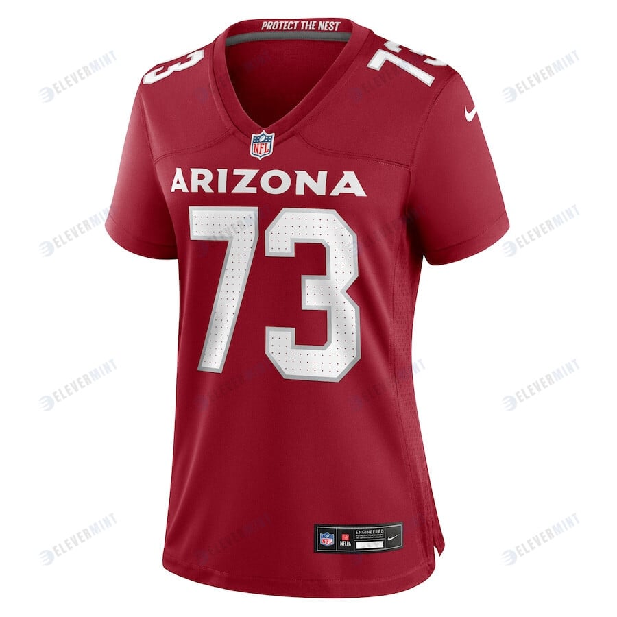 Ilm Manning 73 Arizona Cardinals Women Team Game Jersey - Cardinal