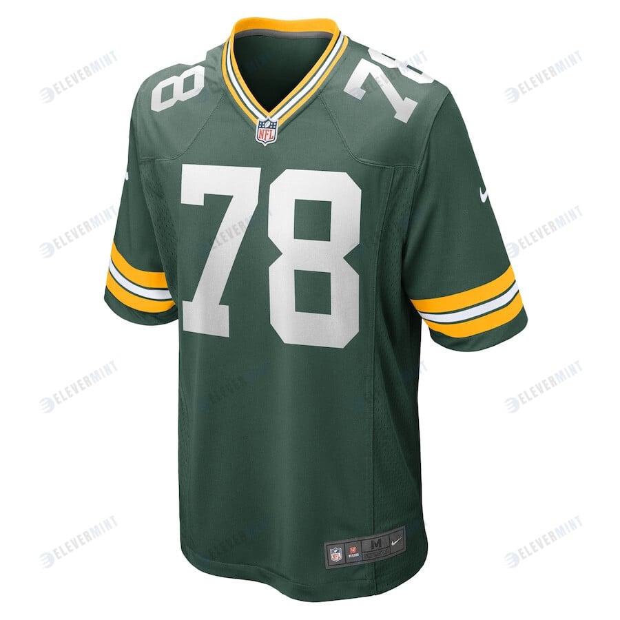 Luke Tenuta 78 Green Bay Packers Men Home Game Jersey - Green