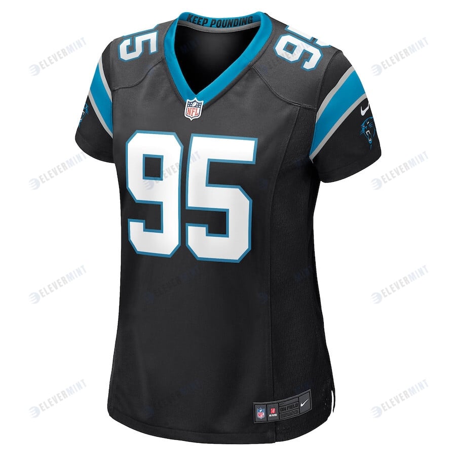 Derrick Brown 95 Carolina Panthers Women's Game Jersey - Black