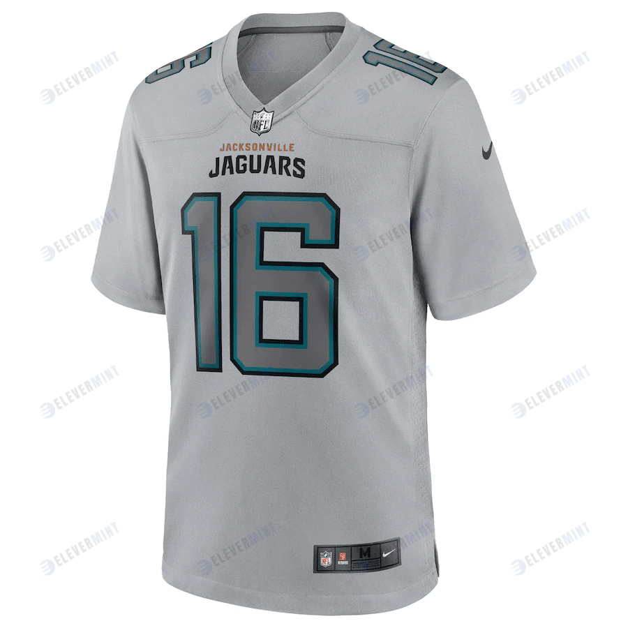 Trevor Lawrence 16 Jacksonville Jaguars Men Atmosphere Fashion Game Jersey - Gray