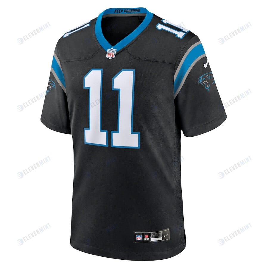 Ihmir Smith-Marsette 11 Carolina Panthers Men's Team Game Jersey - Black