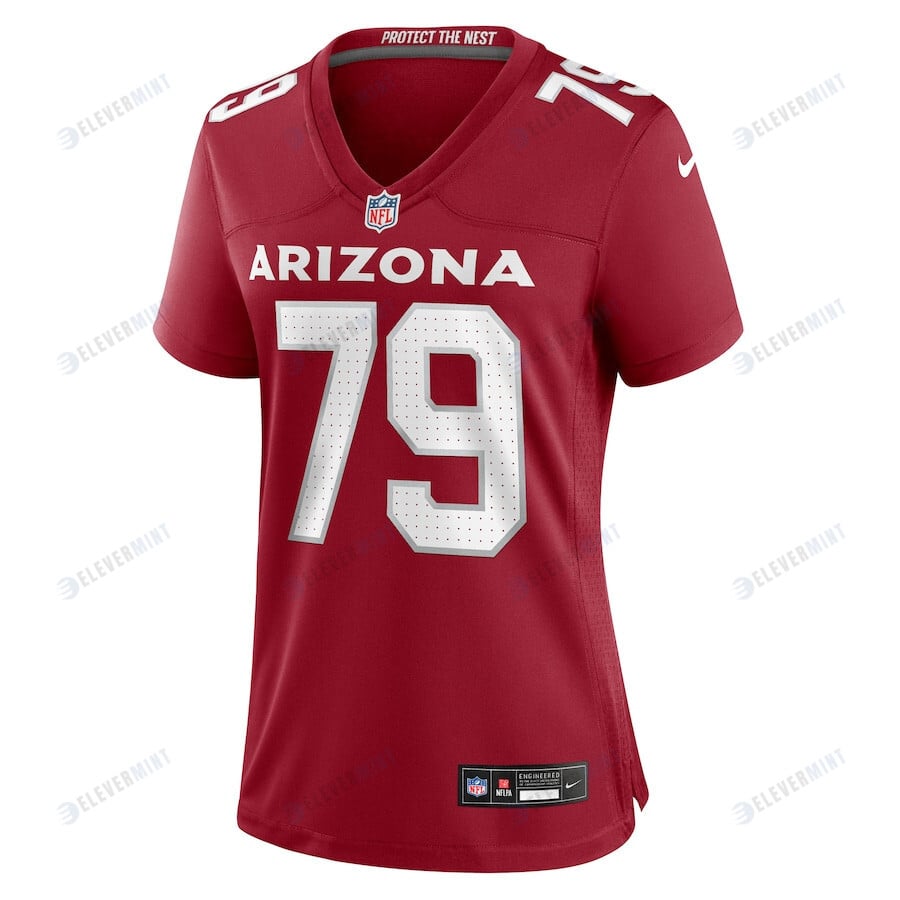 Jacob Slade 79 Arizona Cardinals Women Game Jersey - Cardinal
