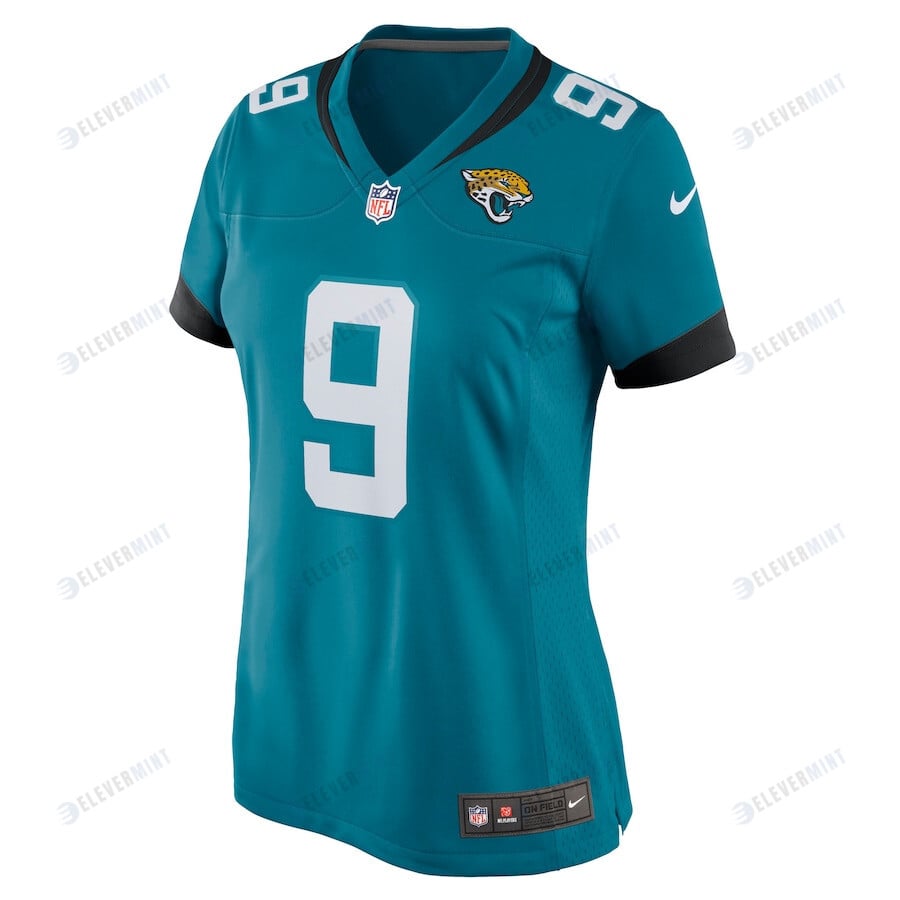 Logan Cooke 9 Jacksonville Jaguars Women's Game Jersey - Teal