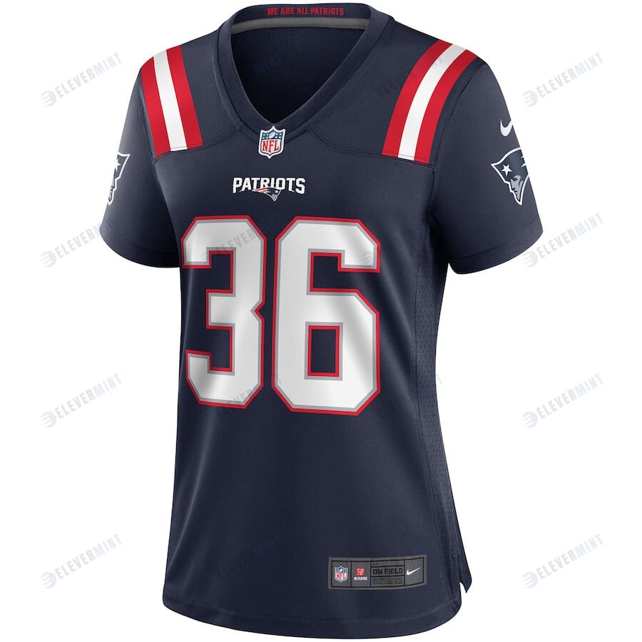 Lawyer Milloy 36 New England Patriots Women Game Retired Jersey - Navy