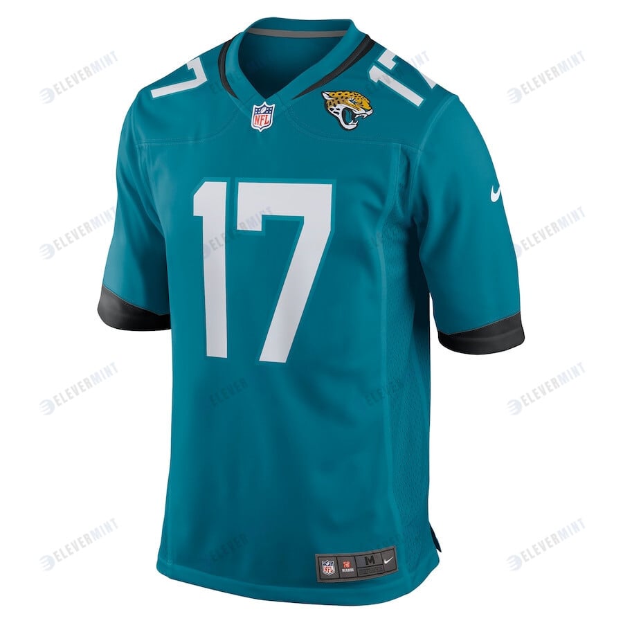 Evan Engram 17 Jacksonville Jaguars Men's Game Jersey - Teal