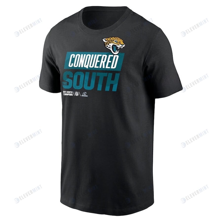 Jacksonville Jaguars 2022 AFC South Division Champions Locker Room Trophy Collection T-Shirt - Black
