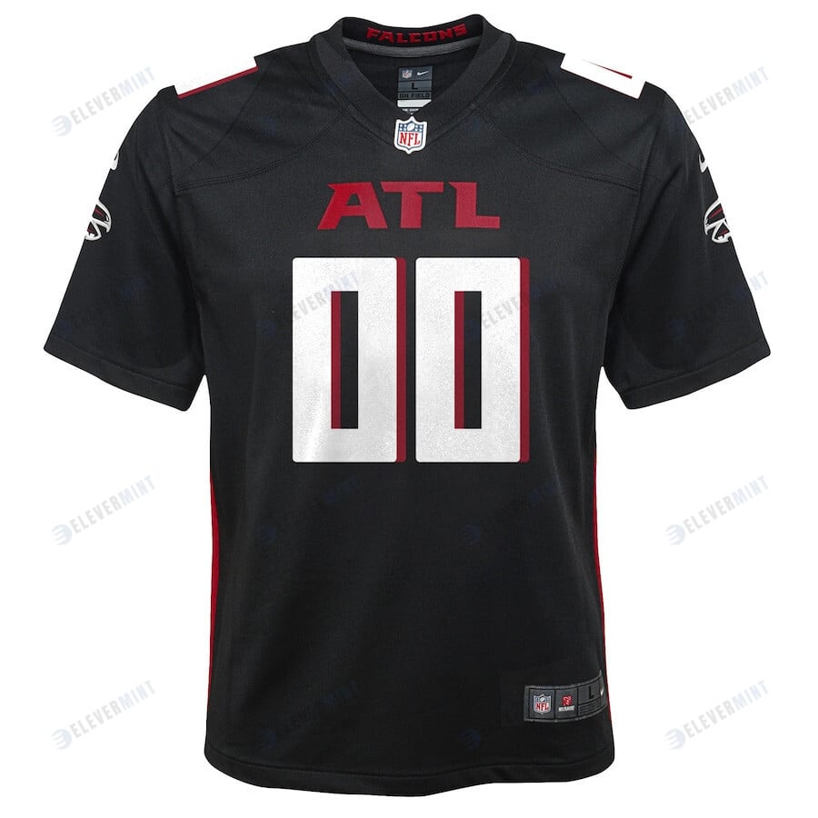 Atlanta Falcons Custom YOUTH Game Jersey - Black