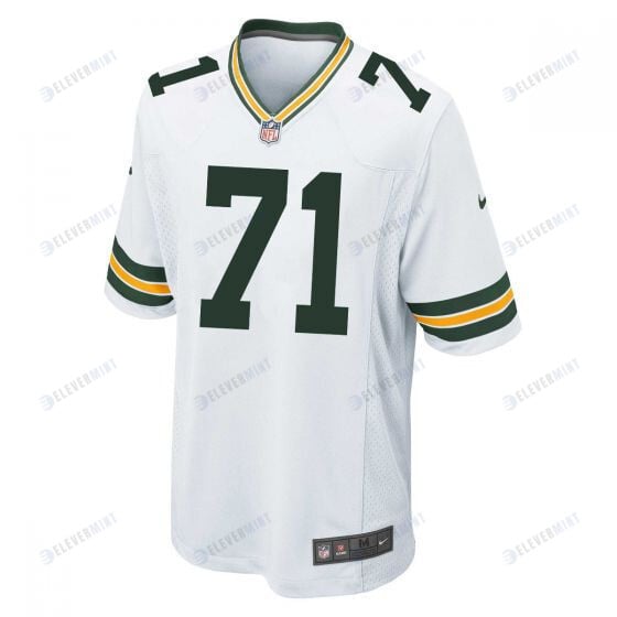 Josh Myers 71 Green Bay Packers Men Away Game Jersey - White