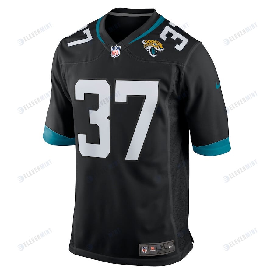 Tre Herndon 37 Jacksonville Jaguars Men's Game Jersey - Black