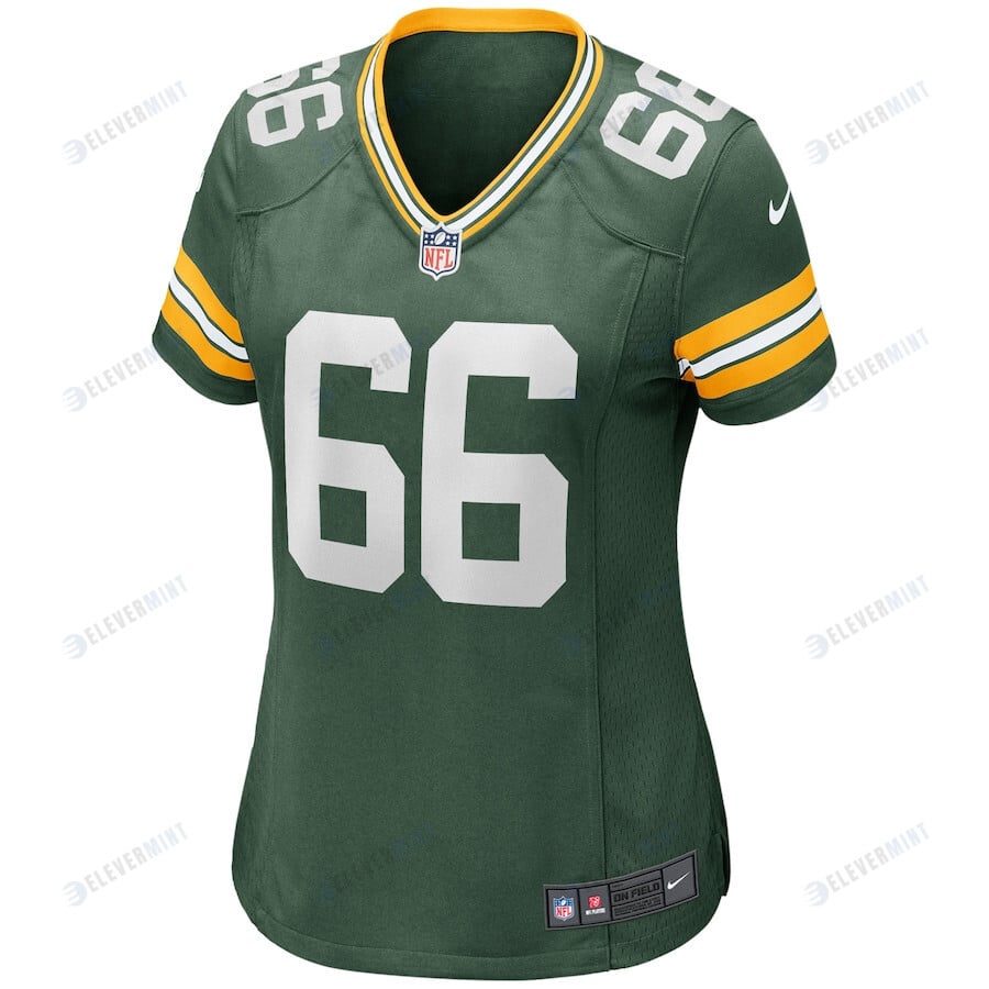 Ray Nitschke 66 Green Bay Packers Women Game Retired Jersey - Green