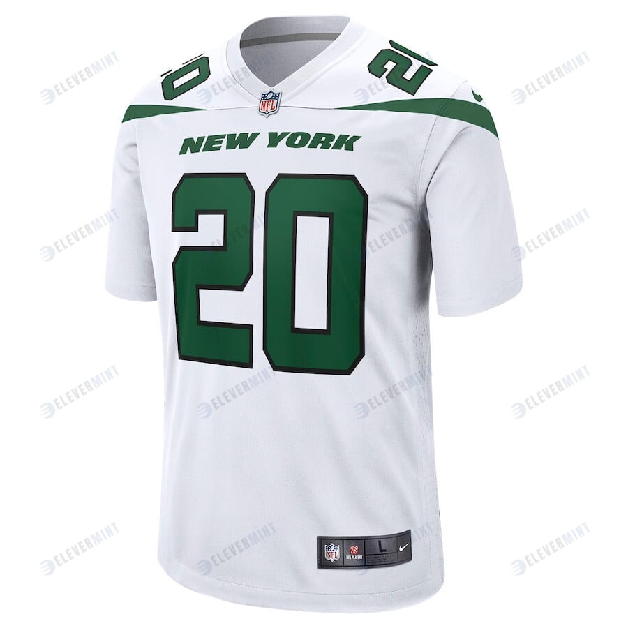 Breece Hall 20 New York Jets Away Game Player Jersey - White