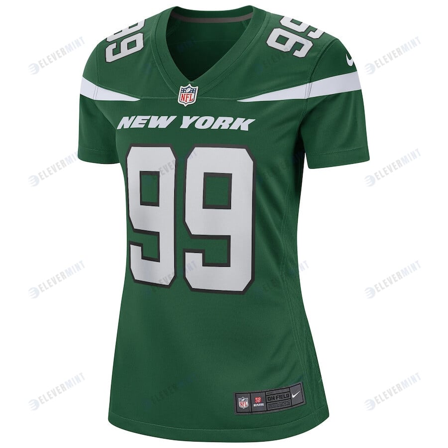 Mark Gastineau 99 New York Jets Women Game Retired Jersey - Gotham Green