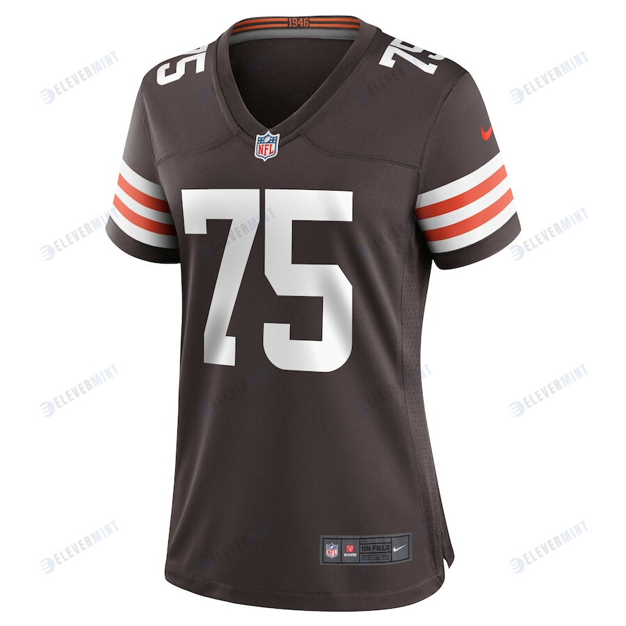 Joel Bitonio 75 Cleveland Browns Women's Game Player Jersey - Brown