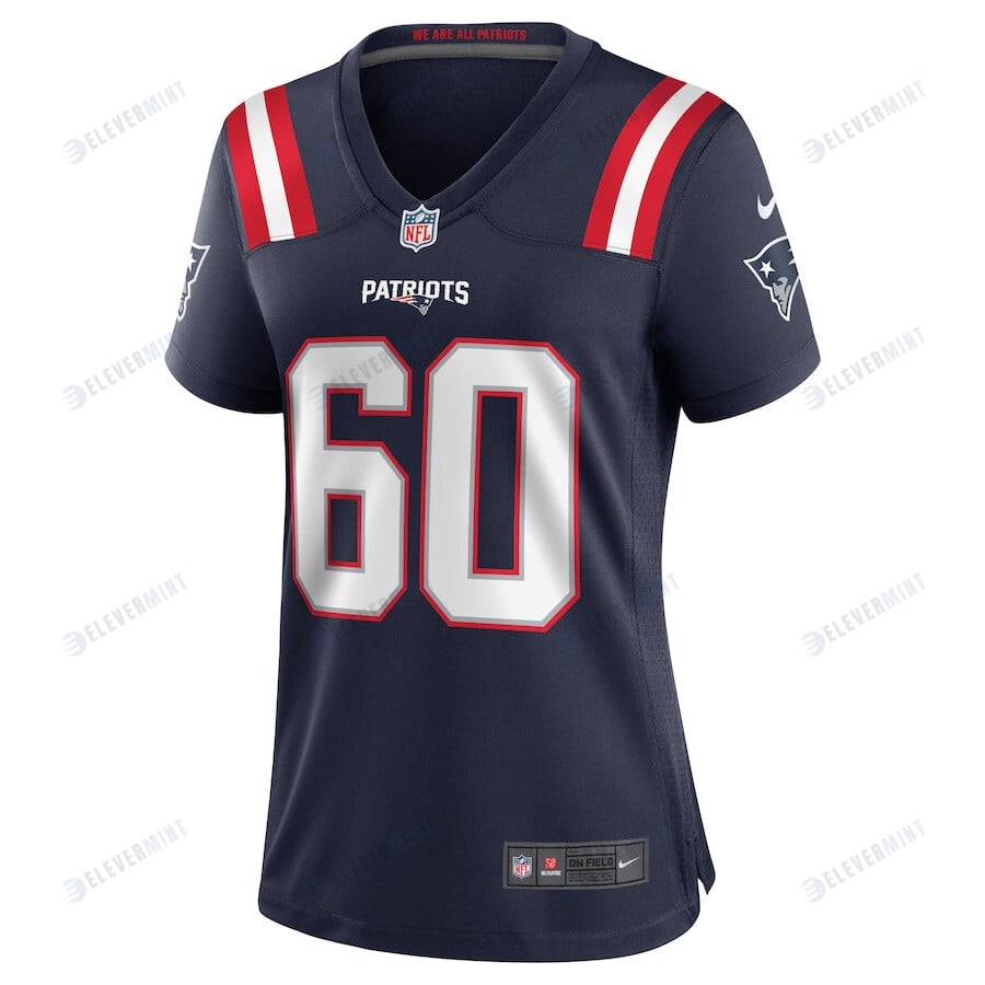 David Andrews 60 New England Patriots Women Game Jersey - Navy