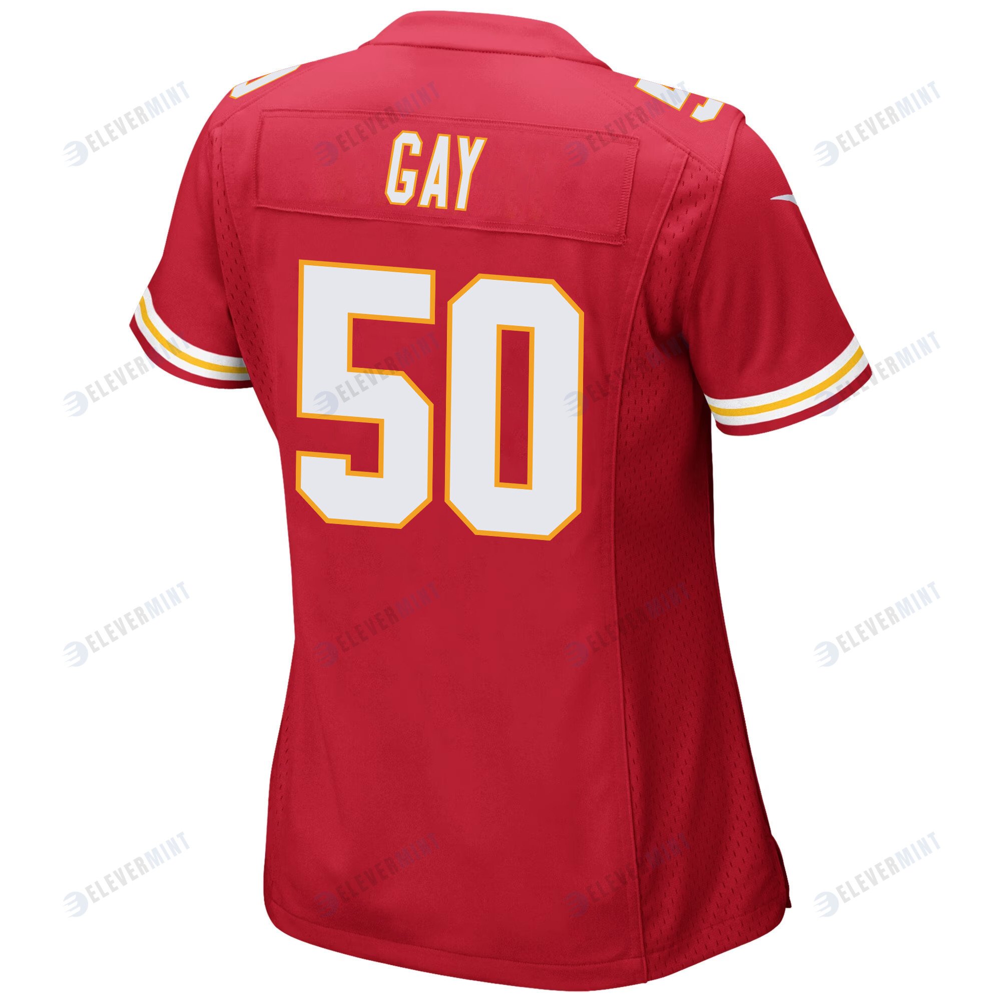 Willie Gay 50 Kansas City Chiefs Super Bowl LVII Champions 3 Stars Women Game Jersey - Red