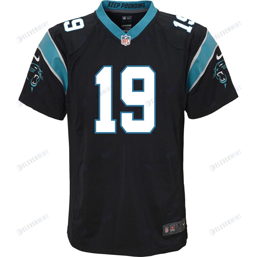 Adam Thielen 19 Carolina Panthers Youth Game Jersey - Black