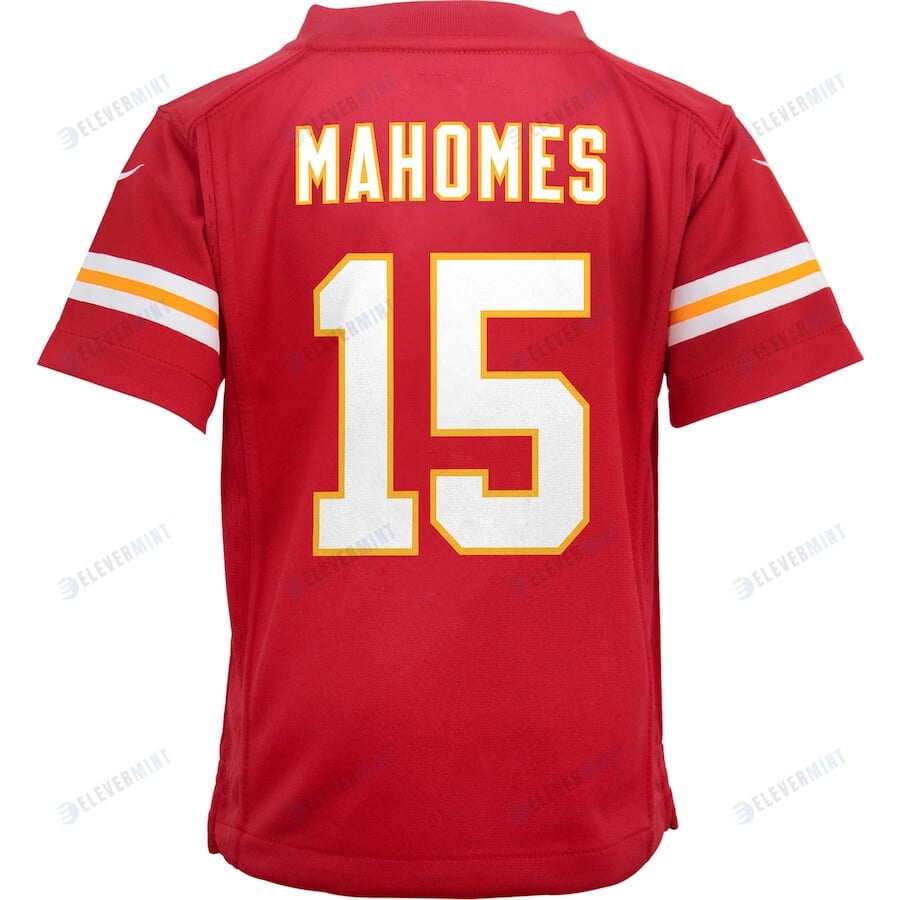 Patrick Mahomes 15 Kansas City Chiefs Preschool Game Jersey - Red