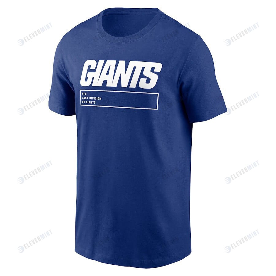New York Giants Division Essential T-Shirt - Royal