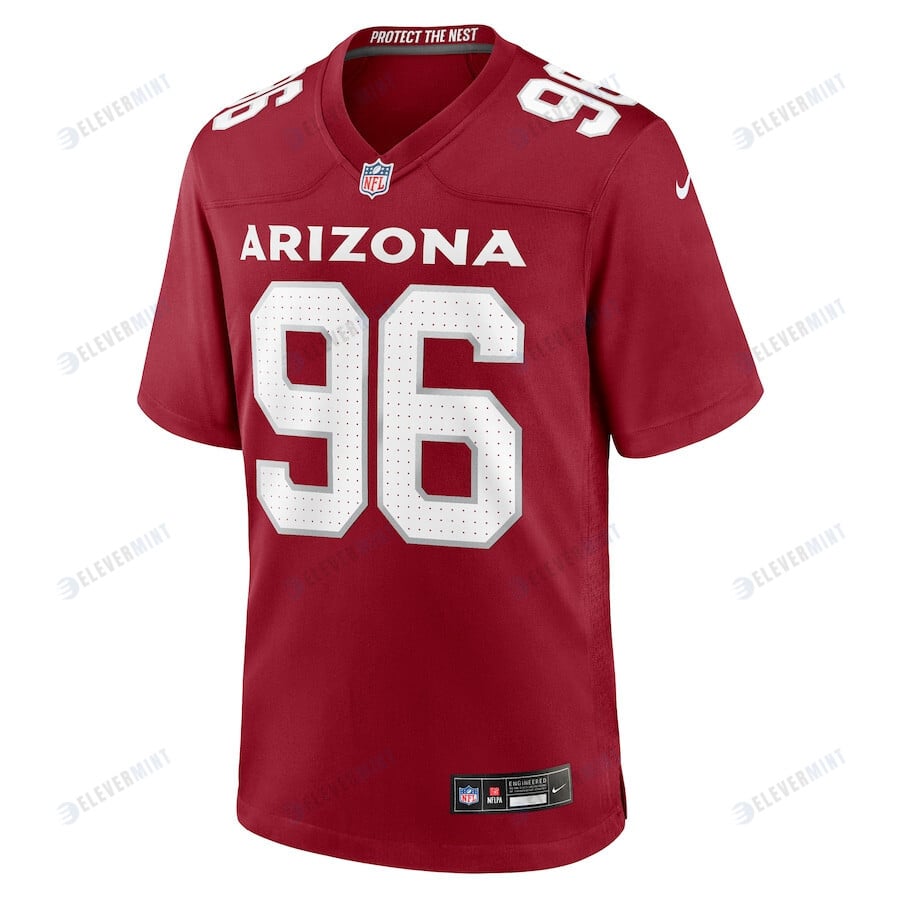 Eric Banks 96 Arizona Cardinals Men Game Jersey - Cardinal
