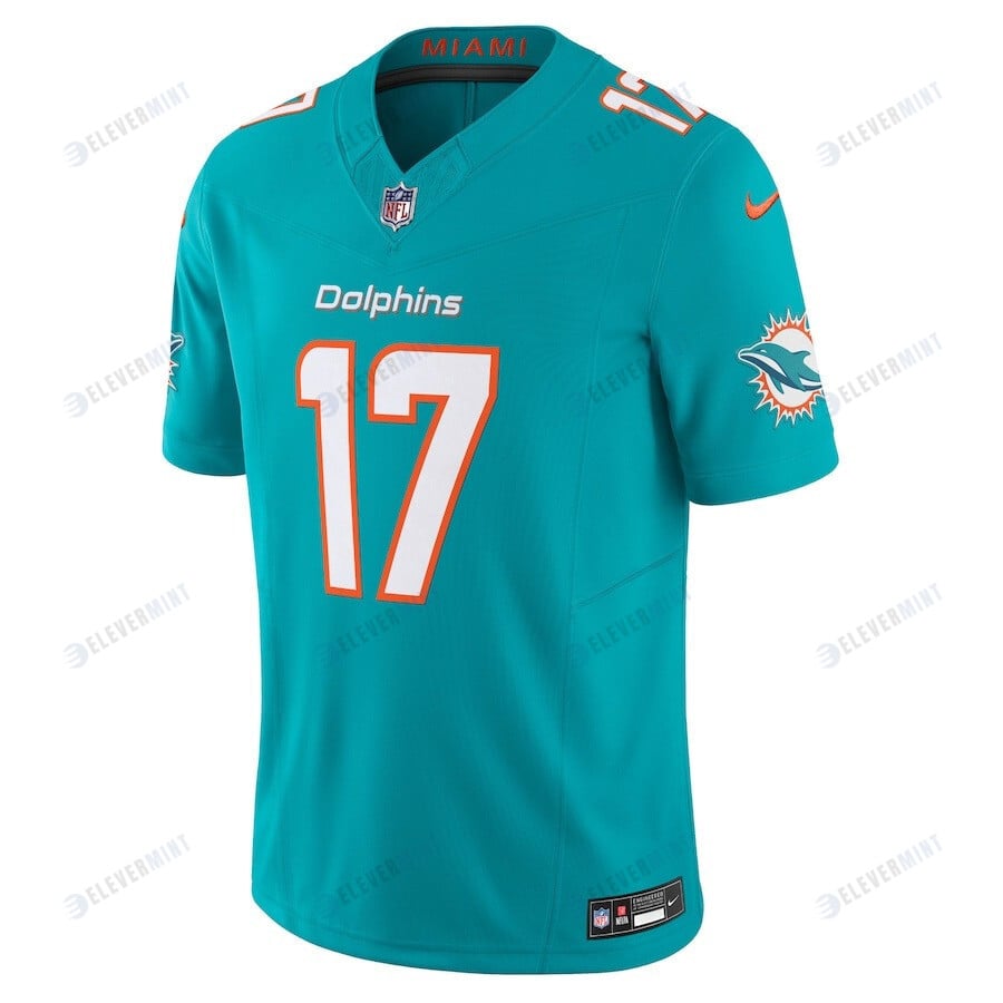 Jaylen Waddle 17 Miami Dolphins Vapor F.U.S.E. Limited Jersey - Aqua