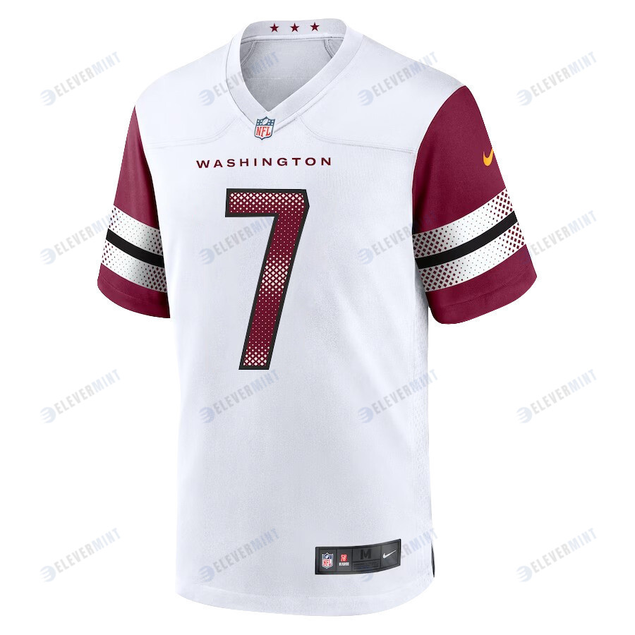 Jacoby Brissett 7 Washington Commanders Game Men Jersey - White