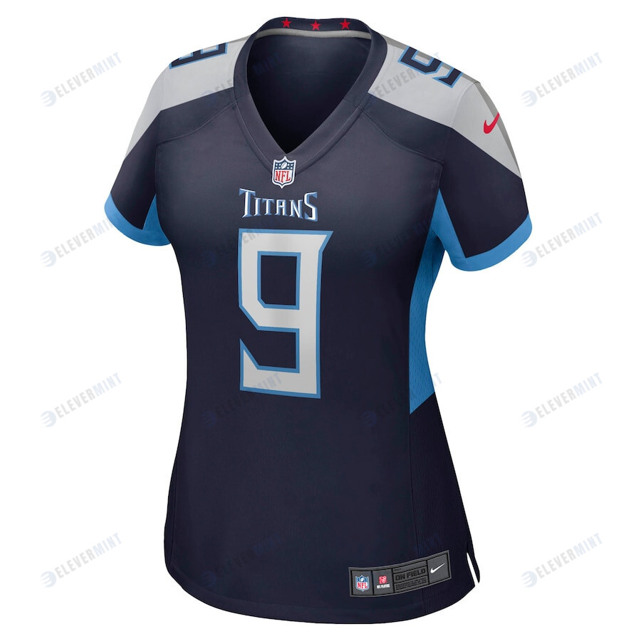 Steve McNair 9 Tennessee Titans Women Game Retired Jersey - Navy