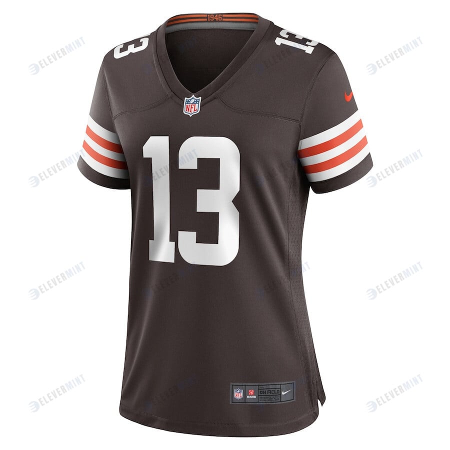 Corey Bojorquez 13 Cleveland Browns Women's Game Jersey - Brown