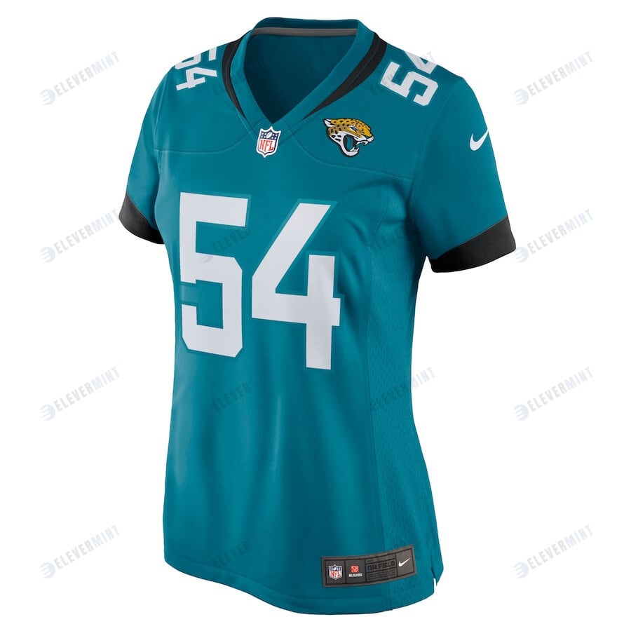 Damien Wilson 54 Jacksonville Jaguars Women's Game Jersey - Teal