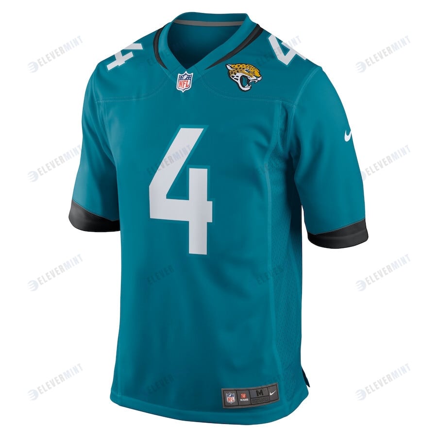 Tank Bigsby 4 Jacksonville Jaguars Men's Game Jersey - Teal