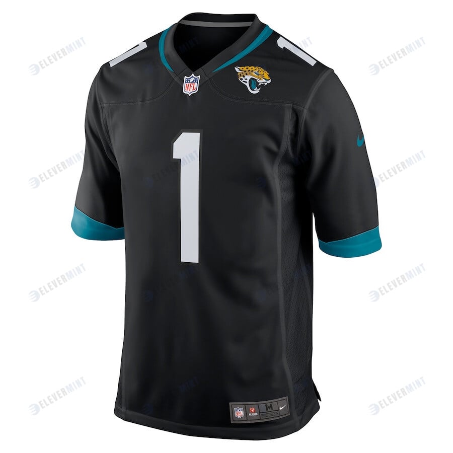 Travis Etienne 1 Jacksonville Jaguars Men's Game Jersey - Black