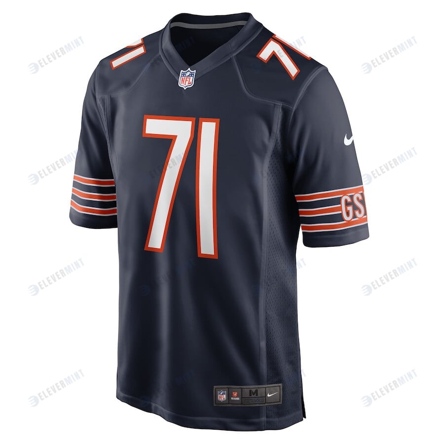 Riley Reiff Chicago Bears Game Player Jersey - Navy