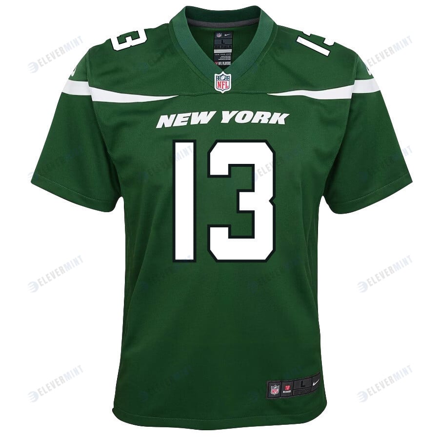Allen Lazard 13 New York Jets Youth Game Jersey - Gotham Green
