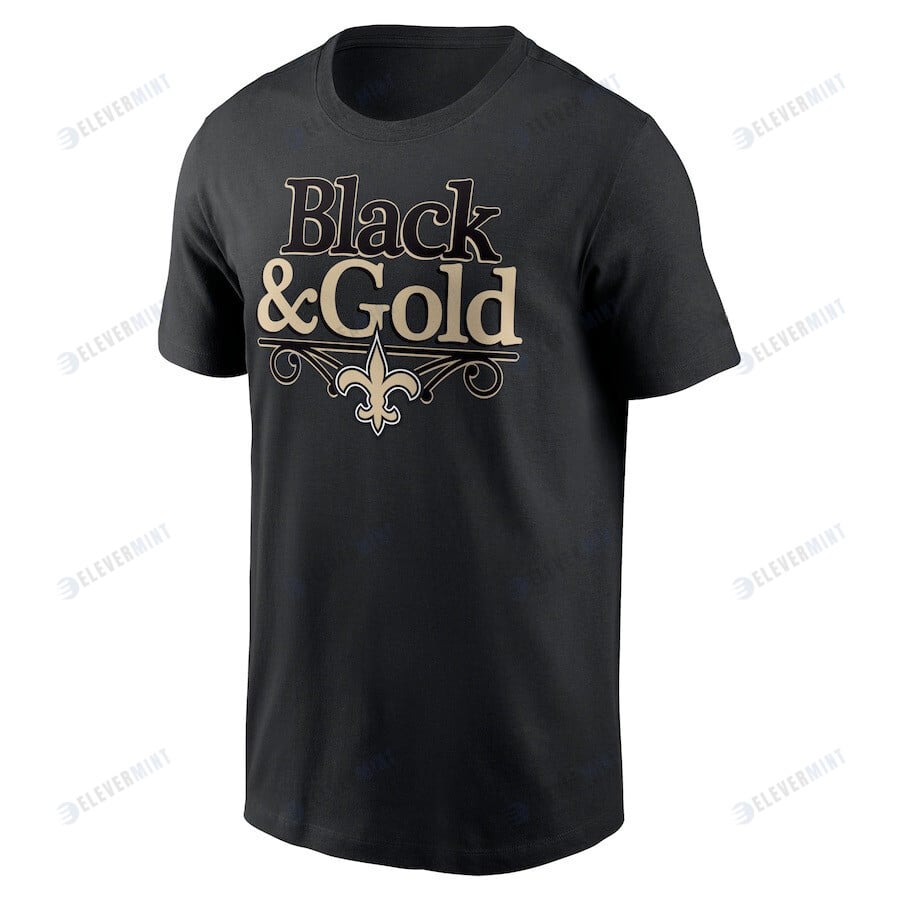New Orleans Saints Local Essential T-Shirt - Black