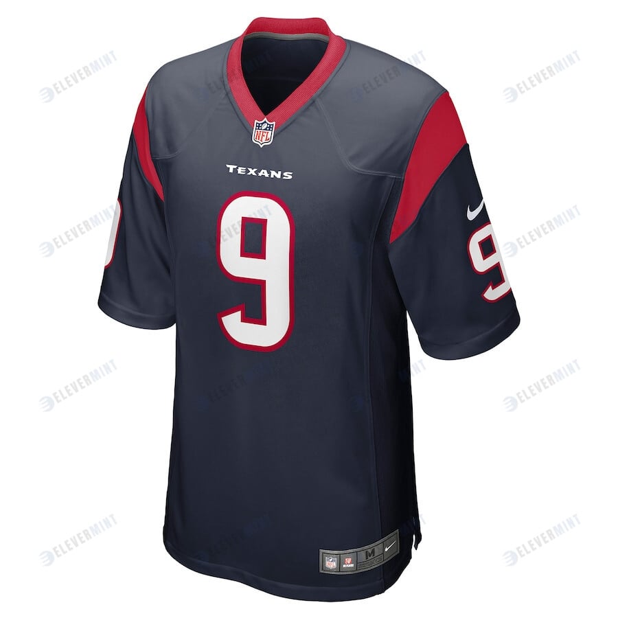 Brevin Jordan 9 Houston Texans Men's Game Jersey - Navy