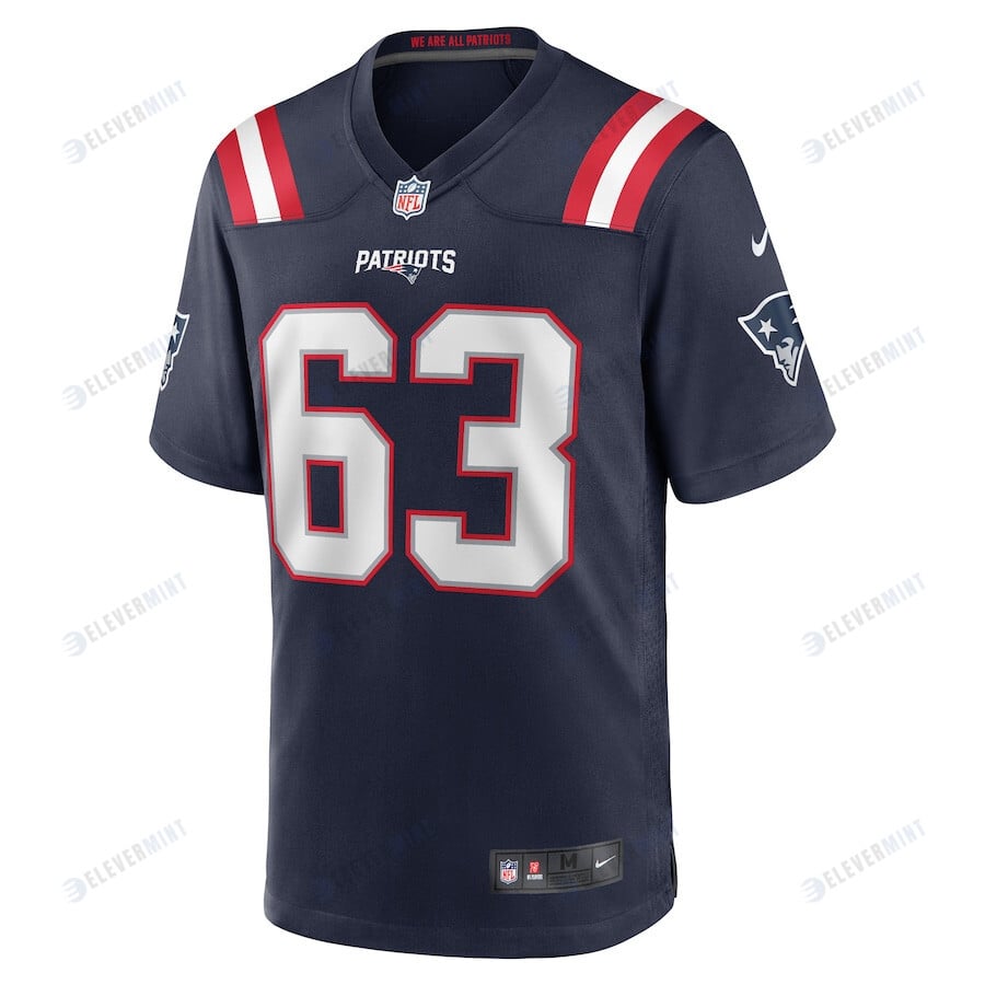 Chasen Hines New England Patriots Game Player Jersey - Navy