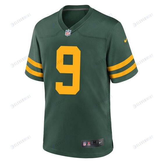Christian Watson 9 Green Bay Packers 50s Classic Men Game Jersey - Green & Gold