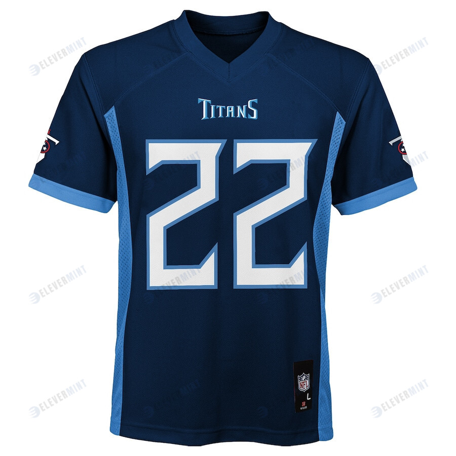 Derrick Henry 22 Tennessee Titans YOUTH Jersey - Navy