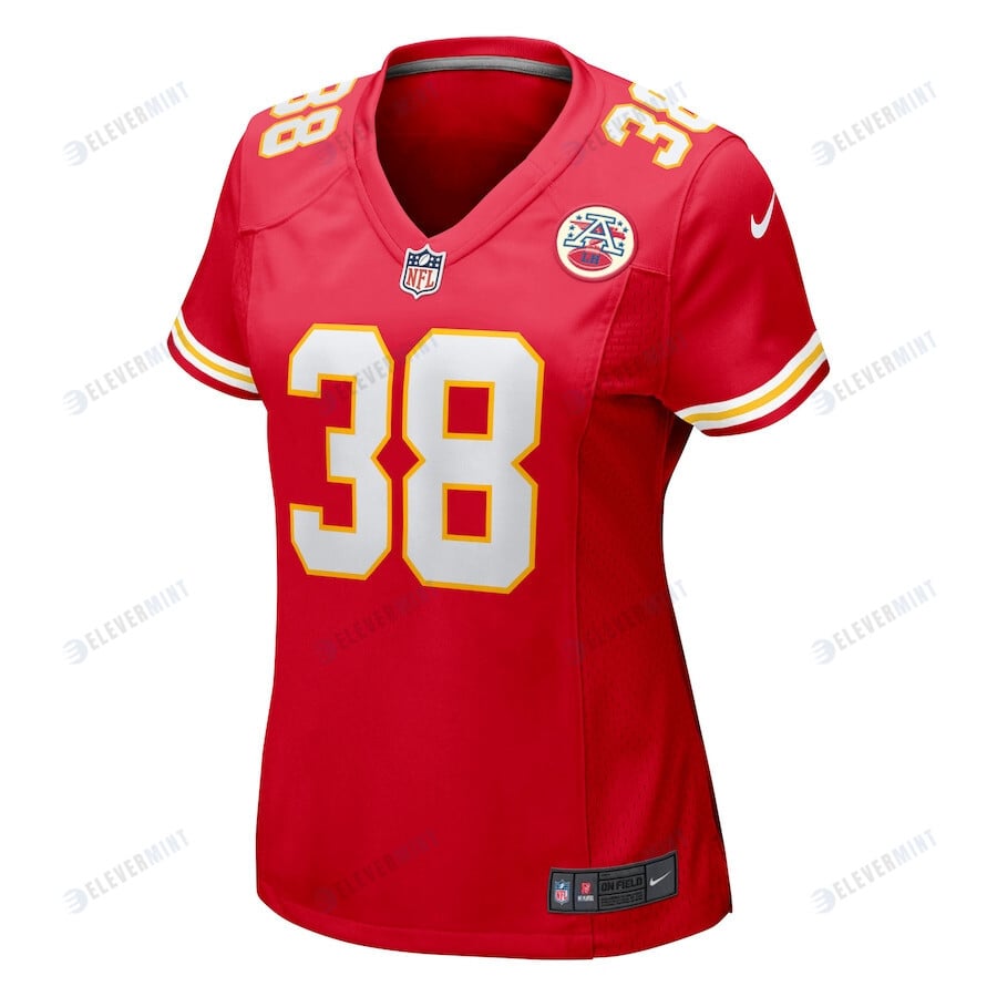 L'Jarius Sneed 38 Kansas City Chiefs Game Women Jersey - Red