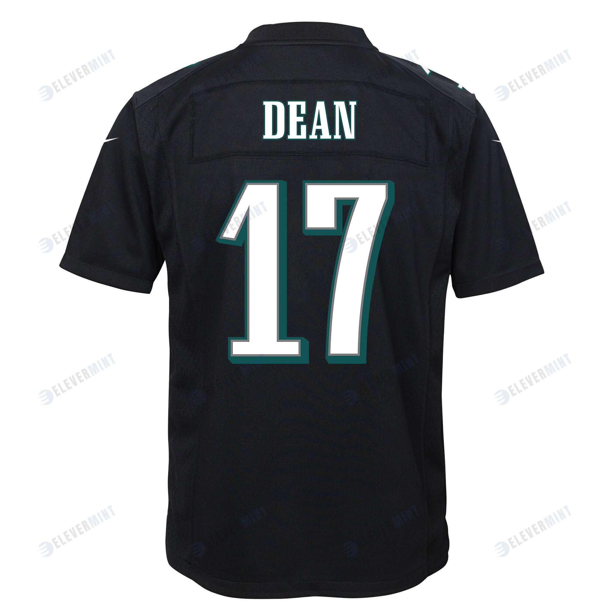 Nakobe Dean 17 Philadelphia Eagles Super Bowl LVII Champions 2 Stars Youth Game Jersey - Black