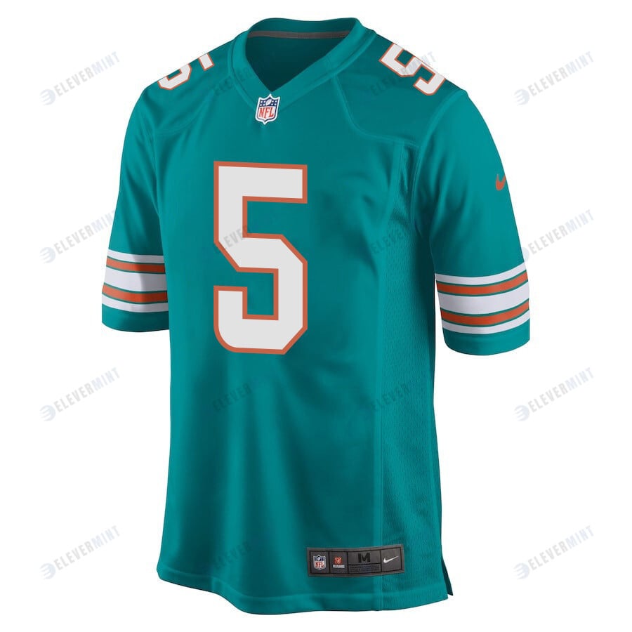 Jalen Ramsey 5 Miami Dolphins Alternate Game Men Jersey - Aqua