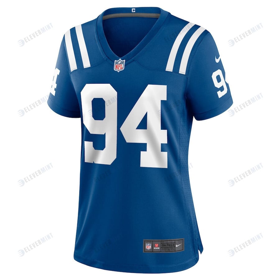 Tyquan Lewis 94 Indianapolis Colts Women Game Jersey - Royal