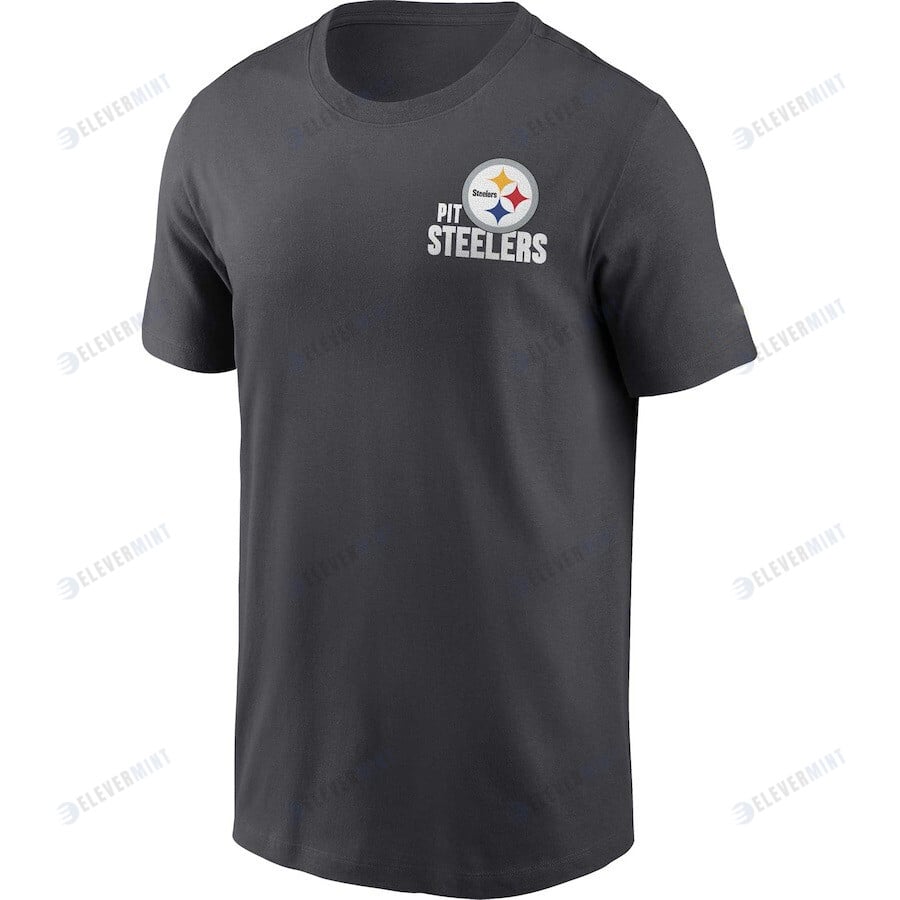 Pittsburgh Steelers Blitz Essential T-Shirt - Dark Grey