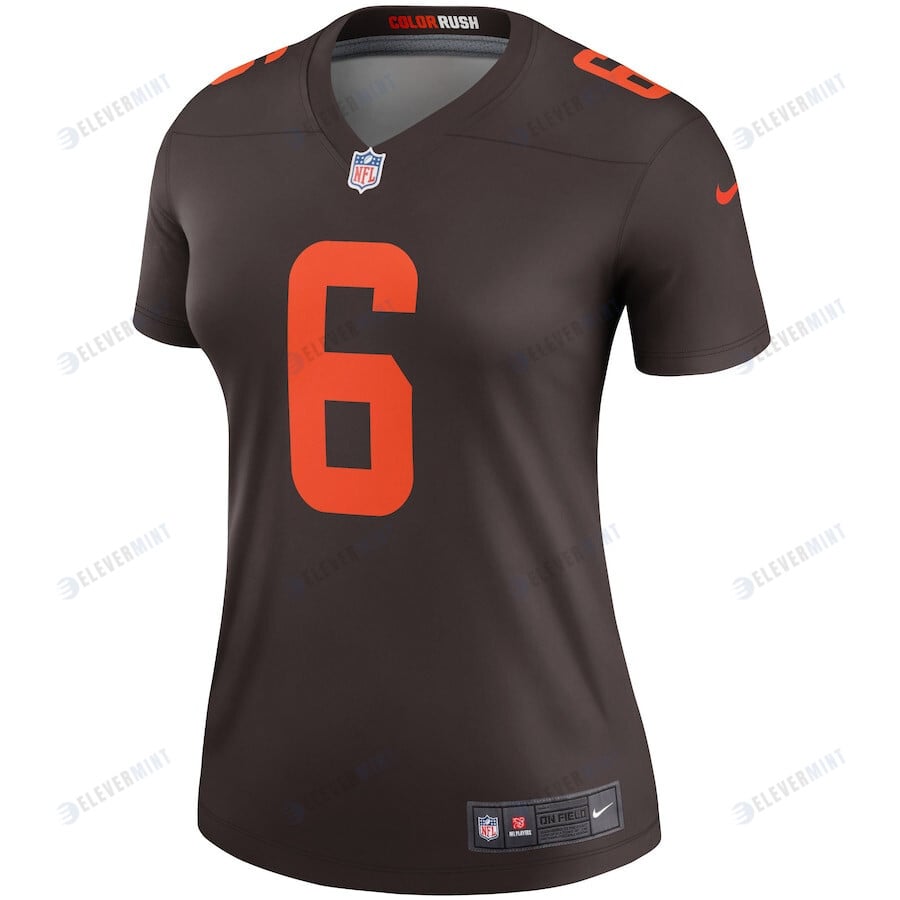 Baker Mayfield 6 Cleveland Browns Women's Alternate Legend Jersey - Brown