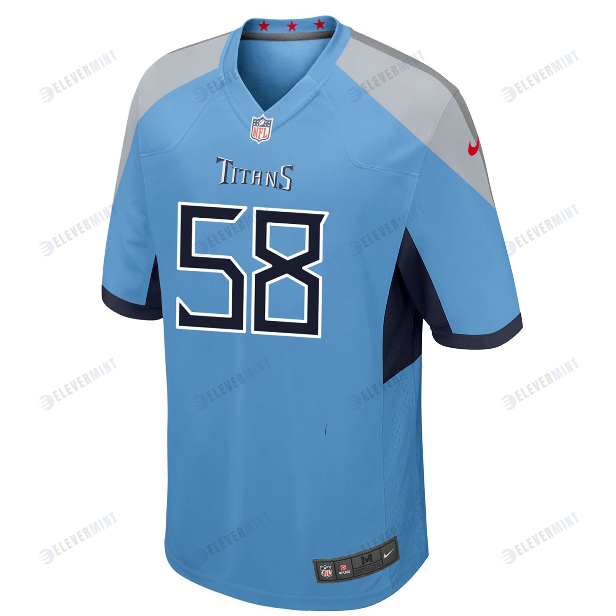 Tennessee Titans Harold Landry 58 Alternate Game Jersey - Light Blue Jersey