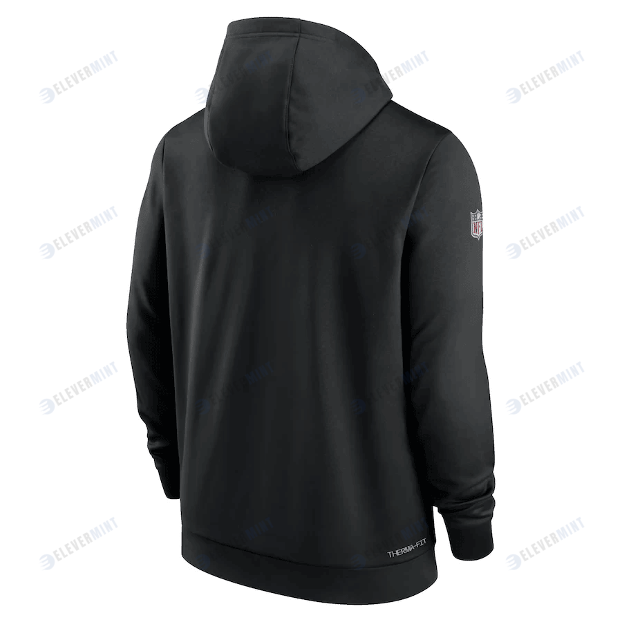 Arizona Cardinals 2022 NFL Crucial Catch Therma Performance Pullover Hoodie - Black