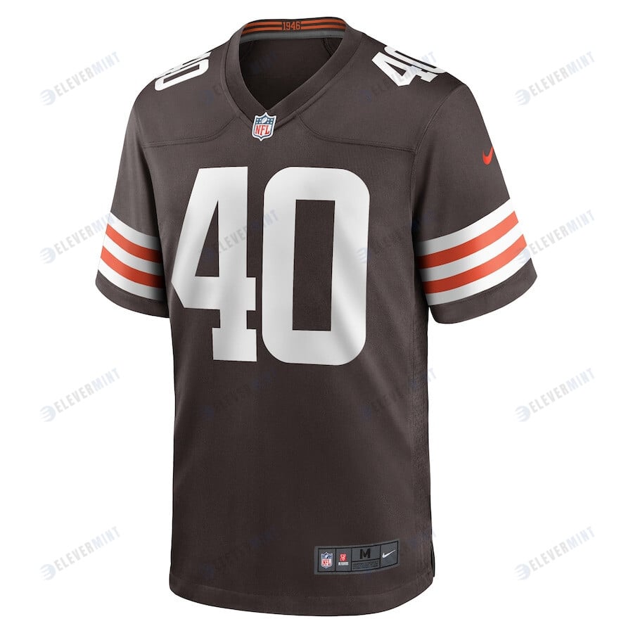 Matthew Adams 40 Cleveland Browns Men's Team Game Jersey - Brown