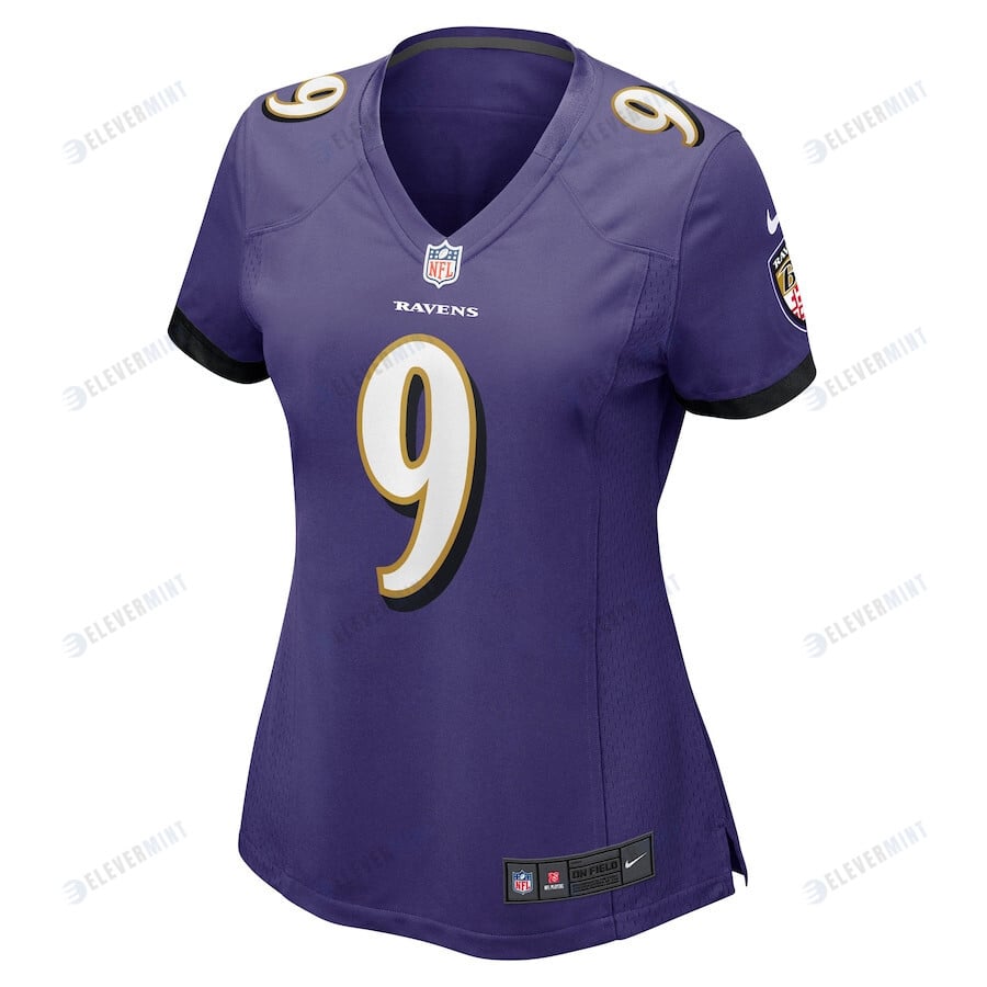 Steve McNair 9 Baltimore Ravens Women's Game Retired Player Jersey - Purple