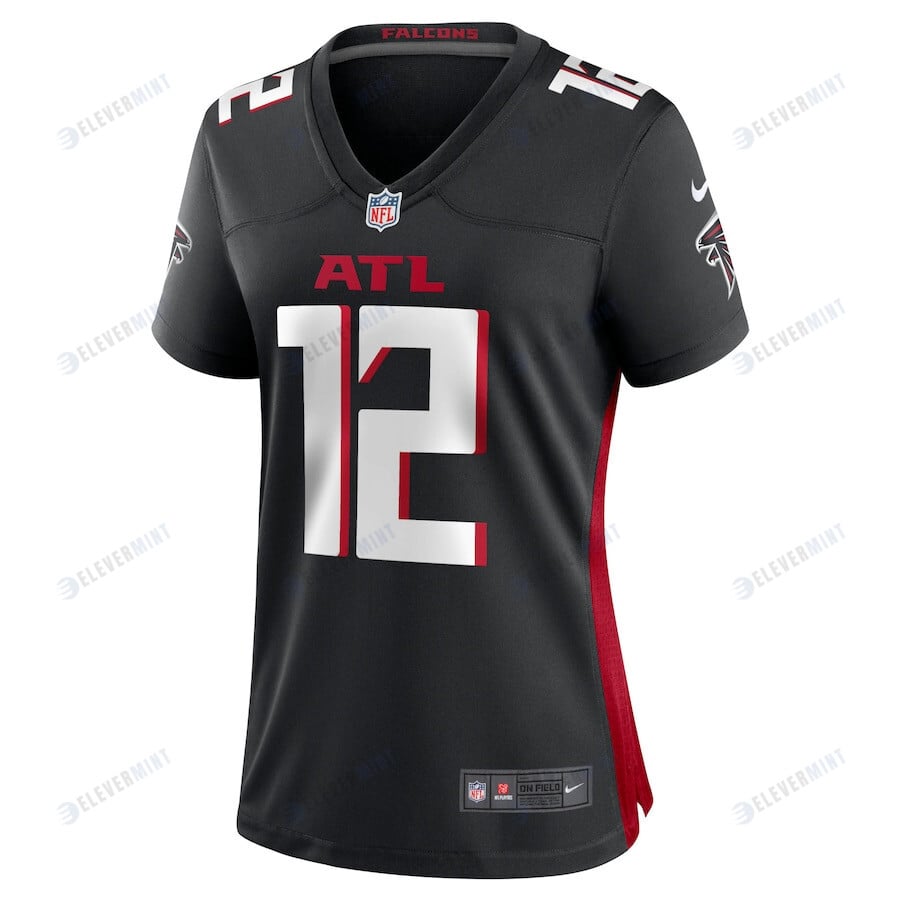 KhaDarel Hodge 12 Atlanta Falcons Women's Game Jersey - Black